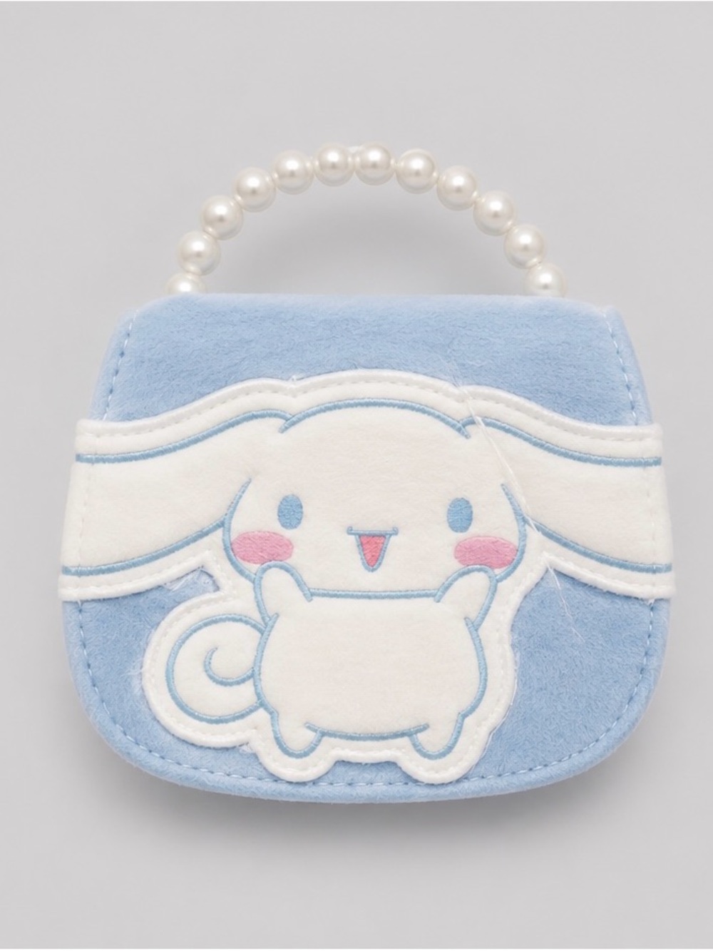 Cinnamoroll Blue Mini Purse Pearl Handle Kids Coin Pouch Sanrio Style